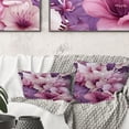 thumbnail image 3 of Designart "Dreamy Orchid Oasis III" Tropical Printed Throw Pillow, 3 of 5