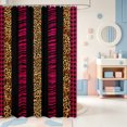 thumbnail image 2 of Erosebridal Animal Print Shower Curtain 72Wx84L,Classic Cheetah Bathroom Shower Curtain, 2 of 5