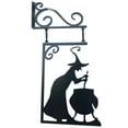 thumbnail image 1 of Halloween Witch Decorating Leaking Boiler Wall Silhouette, 1 of 6