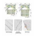 thumbnail image 5 of Watercolor Forest Colorful Swag Kitchen Curtains Sets for Windows 24 Inch Length, Abstract Art Modern Trees Short Window Curtain Panels Swags Valances and Tiers 3 Piece Set for Cafe/Dining Room, 5 of 5
