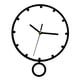 thumbnail image 4 of Reloj de pared con péndulo decorativo, acrílico, elegante, para colgar en la pared. Blanco, 4 of 9