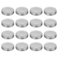 thumbnail image 1 of 16pcs Mason Jar Lids 2.76" Tinplate Leak-proof Mason Canning Covers, Silver, 1 of 7