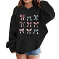 thumbnail image 1 of Chandail en Molleton Tween Filles Manches Longues Enfants Imprimé Chandail à Capuche Col Rond Chandails en Molleton Chandail Tops Vêtements Automne Hiver Vêtements Petite Fille 12-13 Ans, 1 of 4