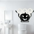 thumbnail image 2 of Pumpkin Toilet Paper Roll Holder Jack O Sign Halloween Paper Towel Rack Wall Mount Bathroom Tissue Storage Pumpkin Design Toilet Roll Holder For Bathroom Washroom Rack Or, 2 of 6