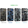 thumbnail image 5 of Case for iPhone 12 Pro Max for Man,Camouflage Design Phone Case Heavy Duty Shockproof Military Grade Anti-Fall Protection Built-in Magnetic Kickstand Cover for iPhone 12 Pro Max MC Mint Green, 5 of 6