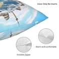 thumbnail image 3 of Pofeuu World Travel Print Double-sided plush pillowcase Square Throw Pillow Covers Pillows Cover for Living Room Bedroom Sofa Couch Cushion Cover（No pillow core）-24"x24", 3 of 7