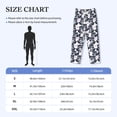 thumbnail image 2 of Salouo Cartoon Raccoon Print Pajama Pants for Men, Lounge Pants Elastic Waistband Casual Men's sleepwear Loungewear Sleep Pajama Pant -Small, 2 of 7