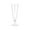 Clear, variant on 25-Pack Disposable Champagne Flutes, 5.5oz Clear Plastic Detachable Stem Glasses for Wedding, Party, Birthday, 6.3 Inches Tall