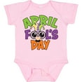 thumbnail image 3 of Inktastic April Fools Day with Funny Face Replacing O Boys or Girls Baby Bodysuit, 3 of 5