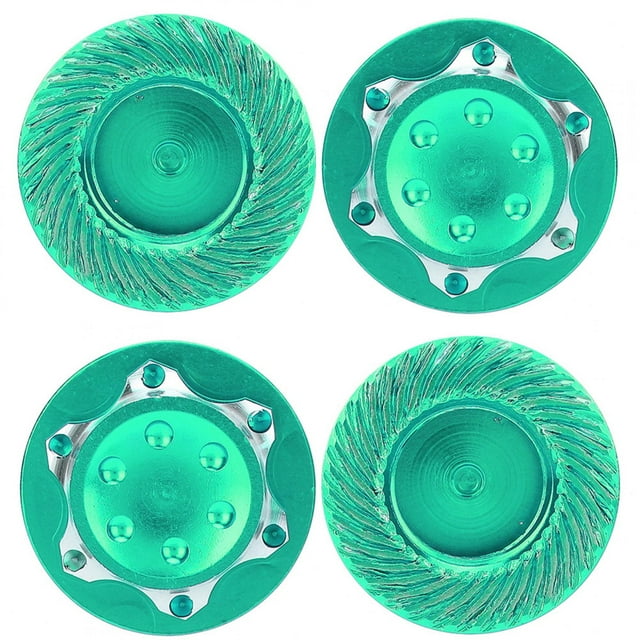 4 Tuercas De Llanta RC, Tuerca De Neumático A Prueba De Polvo, Piezas De Coche De Control Remoto Resistentes Al Desgaste De Alta Fiabilidad Para Coche De Juguete A-GAMA 1/8 RC YLSHRF Verde