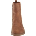 thumbnail image 3 of Dr. Scholl's Womens Redux Mid Calf Block Heel Boot Honey Brown Smooth 10M, 3 of 5
