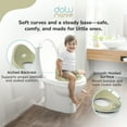 thumbnail image 4 of Dolu Nuve Toddler Toilet Training Seat Insert with High-Arched Backrest, Green, 4 of 6