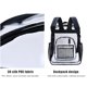 thumbnail image 2 of Qarigey transparente con correa ajustable, bolso escolar de moda de PVC, bolsos de hombro multibolsillos de gran capacidad, bolsos de hombro para Mochilas Negro, 2 of 6