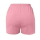thumbnail image 4 of Pantalones deportivos de mujer de cintura media y color liso: cintura elástica, corte estilizante, ropa informal para el día a día, fiestas y vacaciones, mezcla de poliéster y spandex., 4 of 4