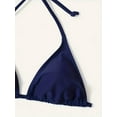 thumbnail image 3 of Swimwear Thong Bikini Set Sexy New Navy Blue Swimsuits Woman Sexy Bathing Suits Bikinis Triangle Bandage Female Beachwear, 3 of 7