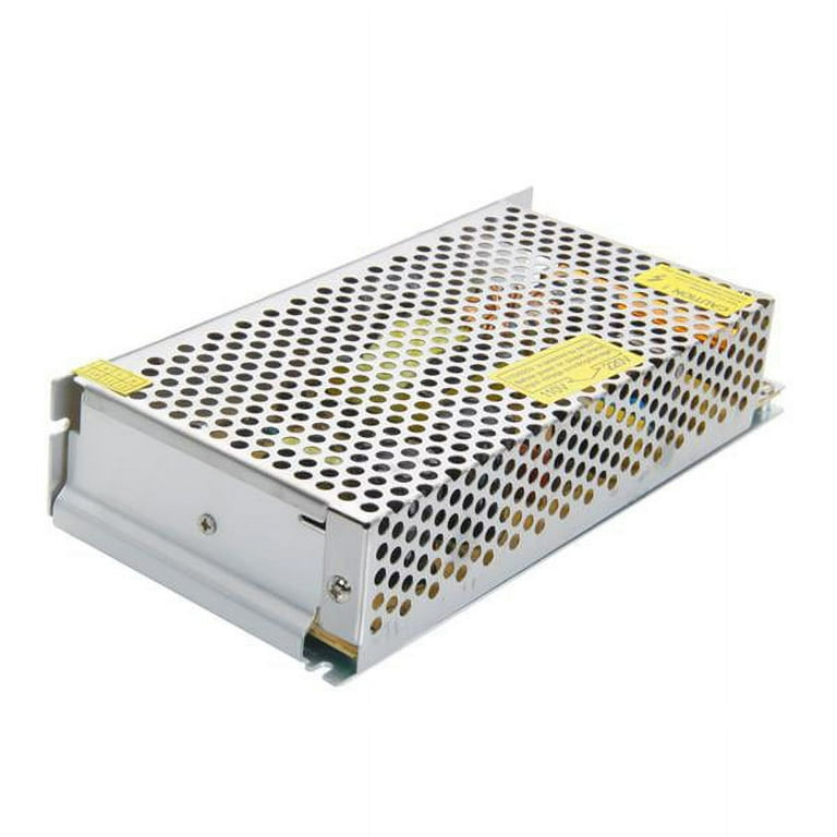 DC 12V 15A Regulated Switching Power Supply Silver 