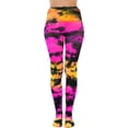 thumbnail image 3 of ToBeInStyle Womens Vibrant Multicolored Rainbow Opaque Fashion Tights Pantyhose Hosiery - Vibrant Tie Dye Pink & Black, 3 of 7