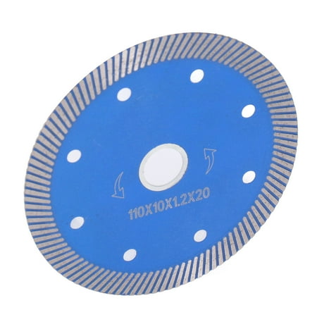 

Universal Cutting Disc Chip Removal 110x10x1.2x20 Non Edge Chipping 4 1/3in Saw Blade With Gasket For Ceramic Tile For Concrete