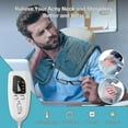 thumbnail image 2 of Electric Heating Shawl Shoulder Neck Back Heating Pad Wrap Pain Relief Heat Therapy Winter Thermal Blanket, 2 of 5