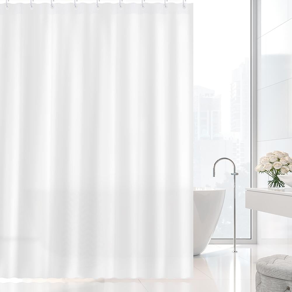 Transparent PEVA Shower Curtain liner Mildew Resistant and Antimicrobial 70x70'' 