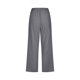 thumbnail image 5 of Pantalones capri para mujer, algodón y lino, recto, pernera ancha, gris oscuro, 5 of 5