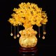 thumbnail image 1 of Bolsa de dinero de árbol de la suerte de cristal natural, regalo artesanal de árbol de la suerte, joyería, atracción de riqueza exquisita, 1 of 2