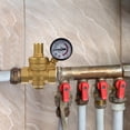 thumbnail image 3 of MasteelfCA UKCOCO 1PC DN20 Heavy Duty Adjustable Brass Water Pressure Reducing Regulator Valves with Water Pressure Meter Random Style, 3 of 7