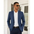 thumbnail image 6 of COOFANDY Men Linen Cotton Sport Coats Casual Blazer Dress Formal Jacket Lightweight Blazer Slim Fit Suit Jacket, 6 of 10