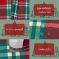 thumbnail image 6 of Christmas Tablecloth Waterproof Fabric Christmas Table Cloth for New Year's Day Home Decoration 54"X72" Oval, 6 of 7