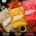 Kaimana Jerky Wild Caught DHF10 Salmon Jerky Organic Dried Rich in