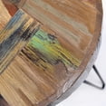 thumbnail image 5 of Greenage Reclaimed Wood End Table, 15.5" x 15.5" x 21" Heigh, Gusset Round, 5 of 12