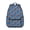 Football Icon Blue, variant on Football Silhouette Green Pattern Backpack for School, Cute School Bag with Adjustable Shoulder Straps and Padded Back, 15.3"x11"x7.1"