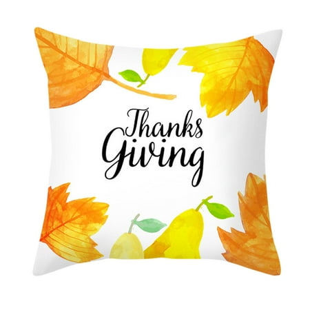 

Thanksgiving Throw 45X45Cm Multicolor Decorative Cases for Couch Sofa