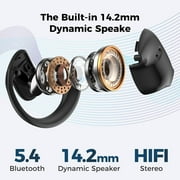 MINISO X15Pro Wireless Earbuds Open Ear Earbuds Waterproof IPX5 Sports Earbuds with Built-in Microphone