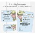 thumbnail image 3 of Inkdotpot Set Of 30Gender Neutral Baby Shower Invitations-Diaper Raffle Tickets And Baby Shower Book Request Cards Up Up & Away Baby On The Way invites Its A Boy Its A Girl, 3 of 8