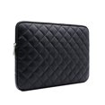 thumbnail image 2 of RAINYEAR 14 Inch Laptop Sleeve Diamond PU Leather Case Protective Shockproof Water Resistant Padded Cover Carrying Bag Compatible with 14" Notebook Computer Chromebook,14 MacBook Pro A2442 (Black), 2 of 4