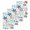 Multicolor, variant on Red Sage Green Starfish Coastal Kitchen Dish Towels for Drying Dishes Set of 3, Beach Nautical Coral Sea Waffle Weave Microfiber Hand Tea Bathroom Towels Quick Dry & Absorbent Towel 15.7x23.6