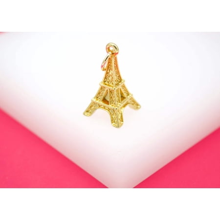 18K Gold Filled Paris Pendant