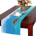 thumbnail image 2 of BSDHOME The Beautiful Sea Scenery Cotton Linen Table Runner 16x72 Inches, 2 of 4