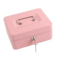 thumbnail image 3 of EHJRE Metal Cash Box with Lock Case Container with Keys for Kids Girls Boys Prizes Pink, 3 of 9