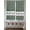 Seaweed Green, variant on Farmhouse Black Plaid 2 Panel Kitchen Curtains for Small Windows, Vintage Country Cock Checkered Bathroom Tier Curtain, Short Window Treatment for Bedroom/Living Room 55"x24"