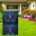 thumbnail image 3 of Wukai Two Human Hands are Holds Ribbon Awareness Print Garden Flag 12.5x18 Inch Double Sided Sun-resistant Rain-resistant, Wrinkle-resistant Colorfast(Only Flag), 3 of 7