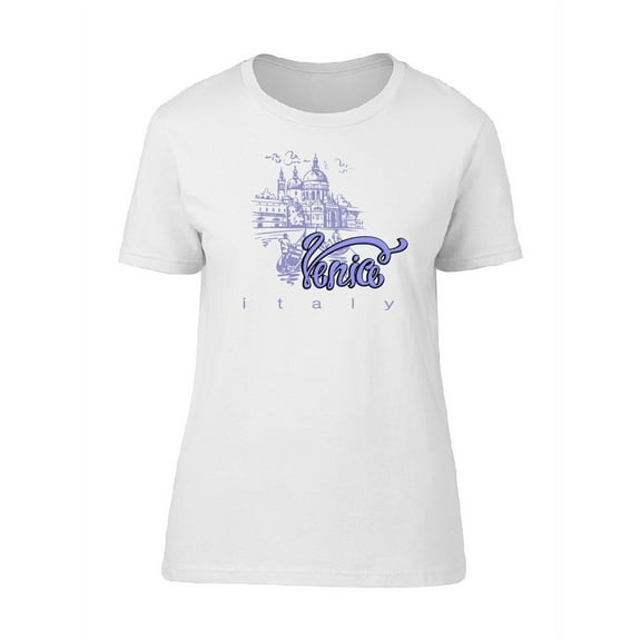Venice, Italy Purple Landscape T-Shirt Women -Image by Shutterstock, Female Medium