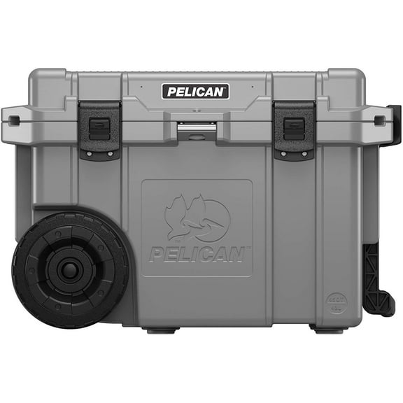 Pelican Elite 45 Quart Wheeled Cooler Dark Grey/Black