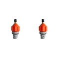 thumbnail image 3 of Greeniant Adaptador de válvula de aire, convertidores de inflación profesionales, parte de bote inflable, componente conector convertidor de naranja 2piezas, 3 of 6
