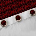 thumbnail image 4 of Feelyou Mandala Damask Curtains Pack of 2 (52x84 Each), Black Red Bat Window Curtains, 4 of 6