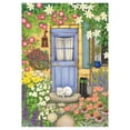 thumbnail image 1 of Toland Home Garden Flossie's Garden 12.5 x 18 Inch Decorative Spring Summer Flower Kitty Cat Garden Flag, 1 of 1