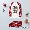 thumbnail image 2 of Penkiiy Pyjamas de Noël pour Famille Ensemble de Pjs Assortis, Pyjamas de Noël à Carreaux Rouges pour Femmes Hommes Enfants Rouge G, 2 of 5
