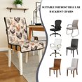 thumbnail image 5 of TSOVTHRID Rooster Chicken Tree Print Quilted Dining Room Chair Covers Comfy Adjustable Chair Seat Covers Stretchy Stain Resistant Chair Seat Cushion Protector Slipcovers, Set of 4, 5 of 7