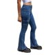 thumbnail image 2 of Txlixc Pantalones vaqueros de bocina para mujeres casual pantalones vaqueros elásticos de cintura alta de color sólido, pantalones callejeros de varios bolsillos Txlixc moda, 2 of 9
